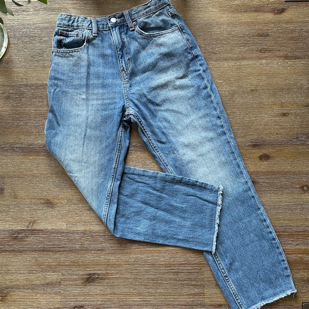 Old Navy Teen Cloud Straight Blue Jeans, Size 14